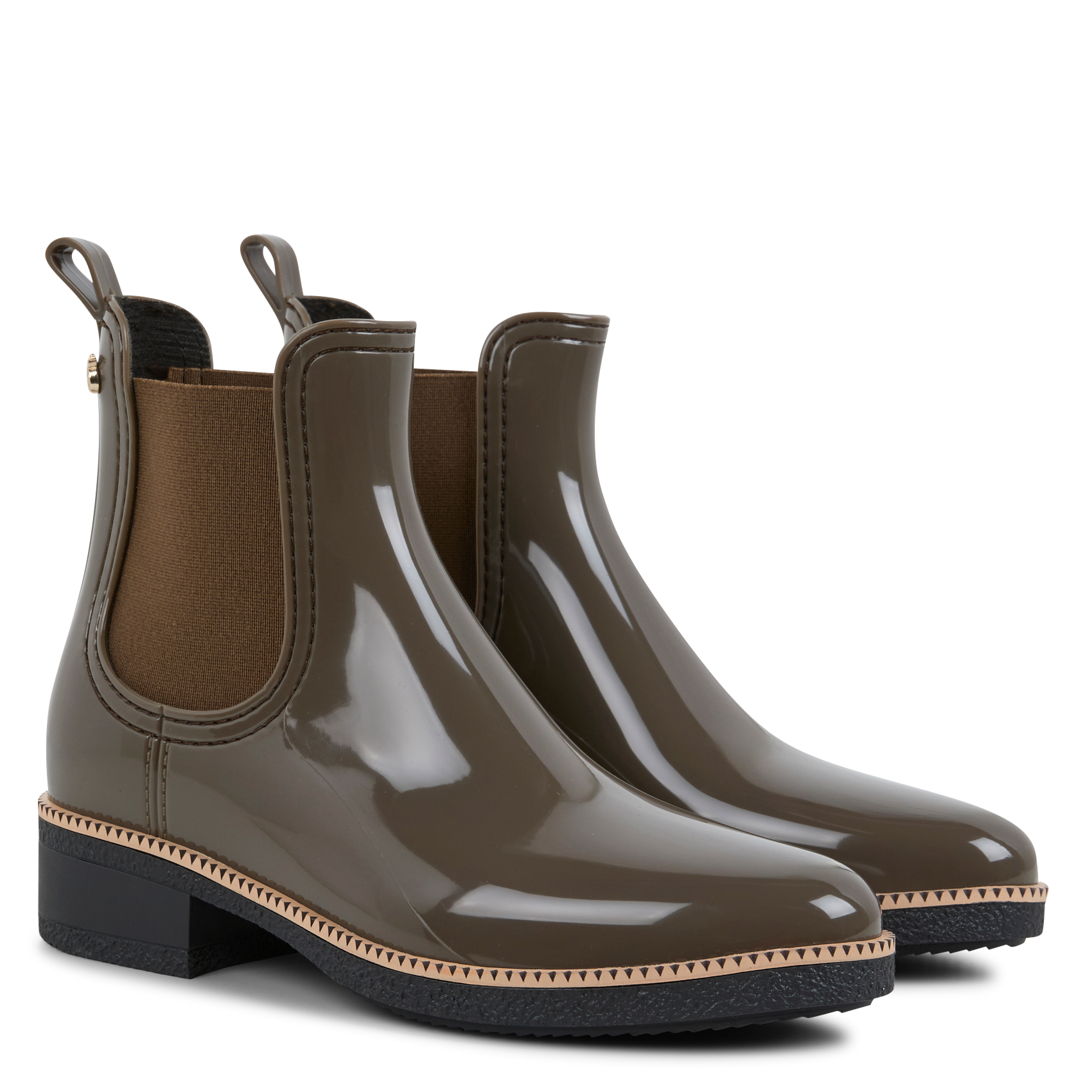 AVA - Bottines Chelsea à talons | Marron