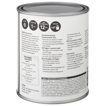 Karwei binnenlak mat 750 ml