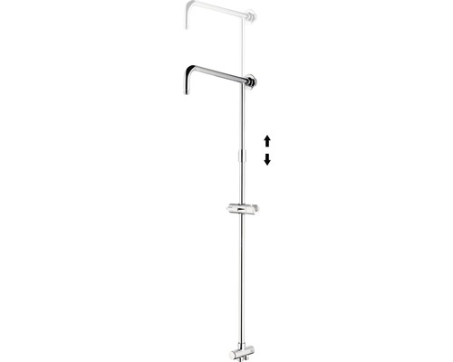 AVITAL stijgbuis ACOLIN 850-1100 mm verchroomd