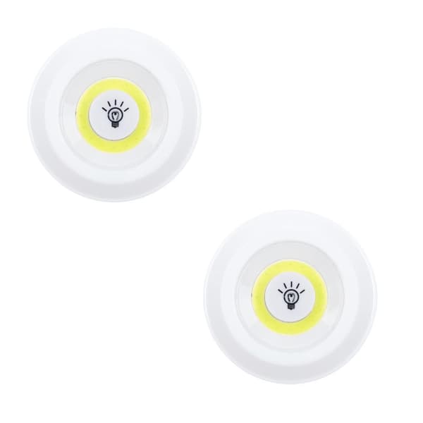 2x CoB LED-lys med fjernkontroll