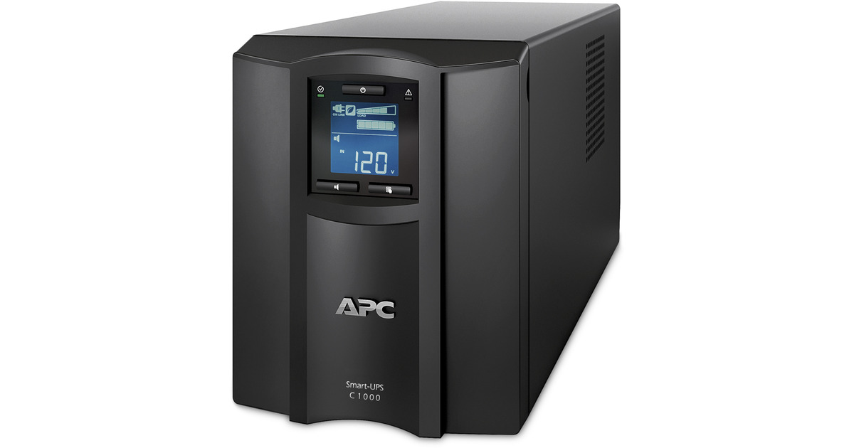 APCSmart-UPS C 1000VA LCD Smart connect ups  (Zwart)