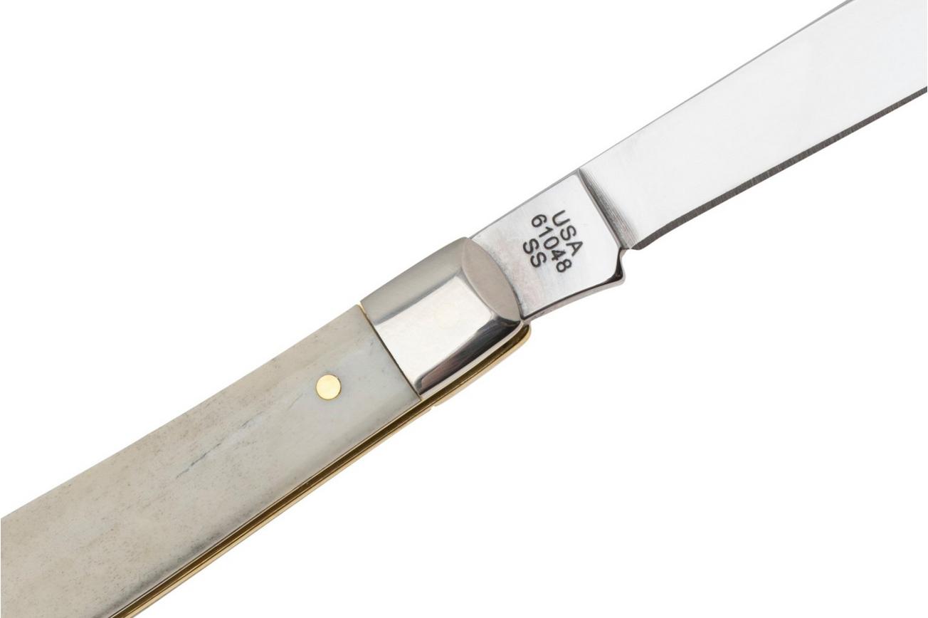 Case Slimline Trapper 13312 Smooth Natural Bone 61048 SS, zakmes