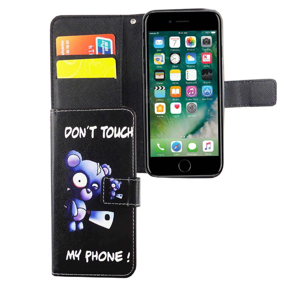 Hülle Handy Schutz für Apple iPhone 6 / 6s Case Cover Tasche Wallet Etui Bumper