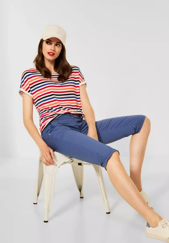 Casual Fit Bermuda - lake blue