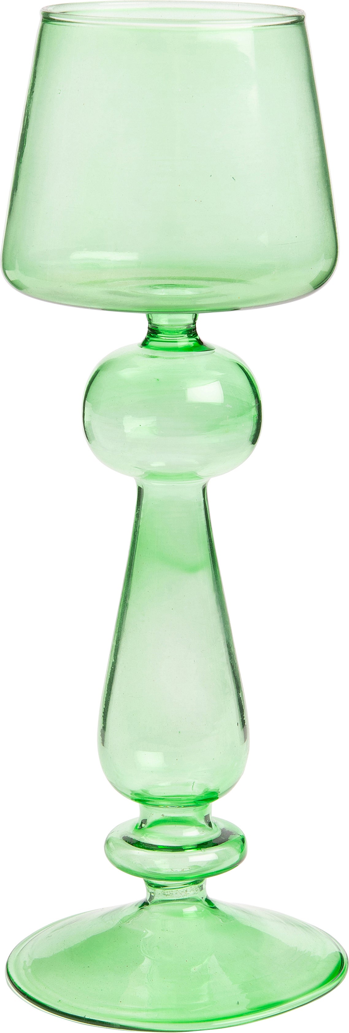 Intratuin waxinelichthouder groen D 8 H 23,5 cm