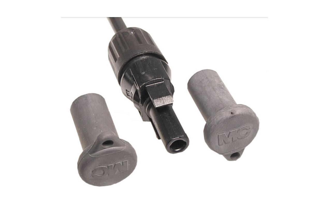 Verschlusskappe PV-BVK4 für MC4 Plus SteckerAbdeckung für MC4 Stecker
