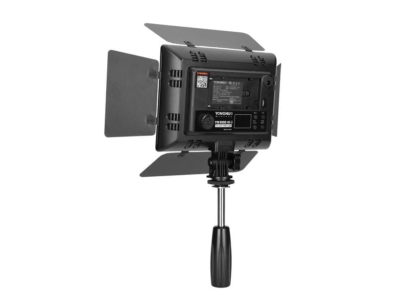 Yongnuo Dauerlicht YN300III Kompakte LED-Videoleuchte mit Abschirmklappen