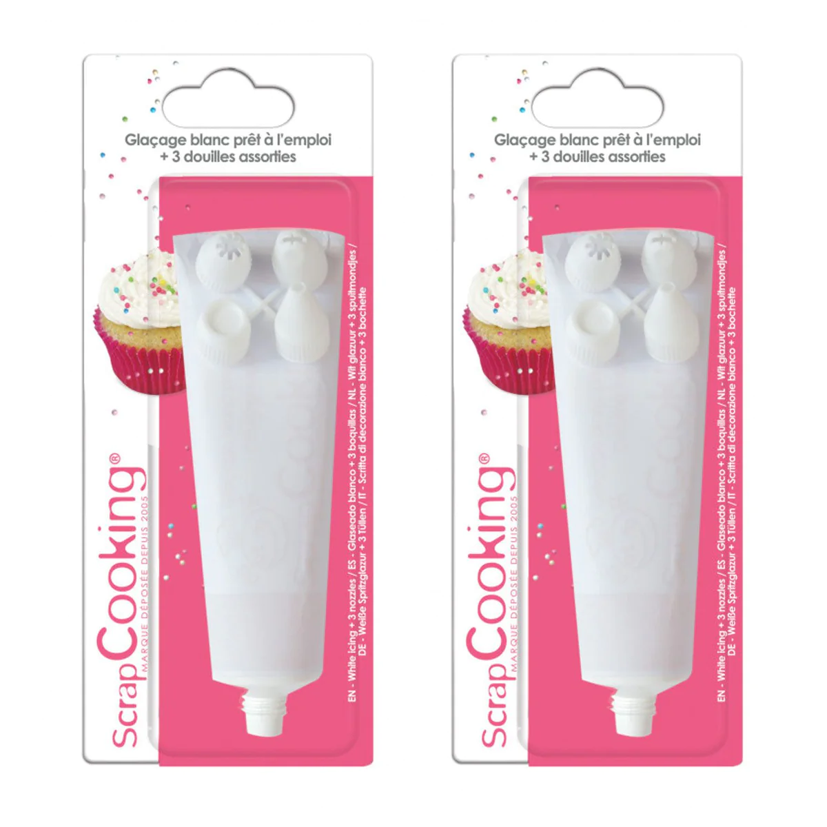 Glaçage blanc 200 g Scrapcooking