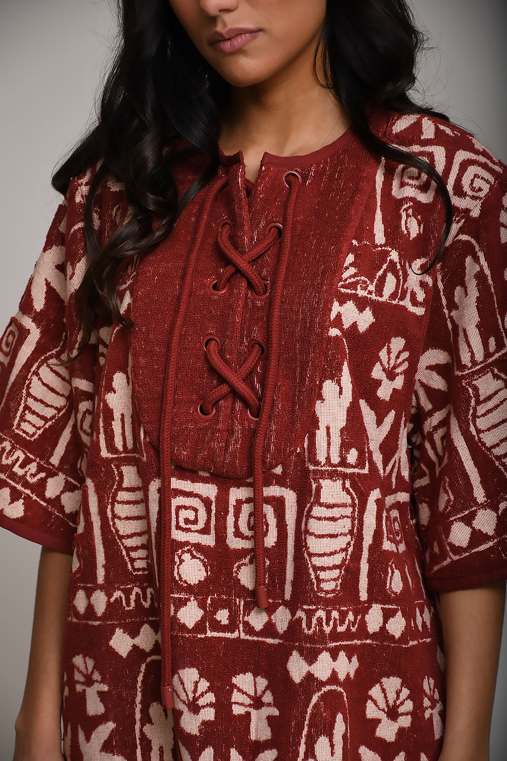 Maya mini cotton coverup