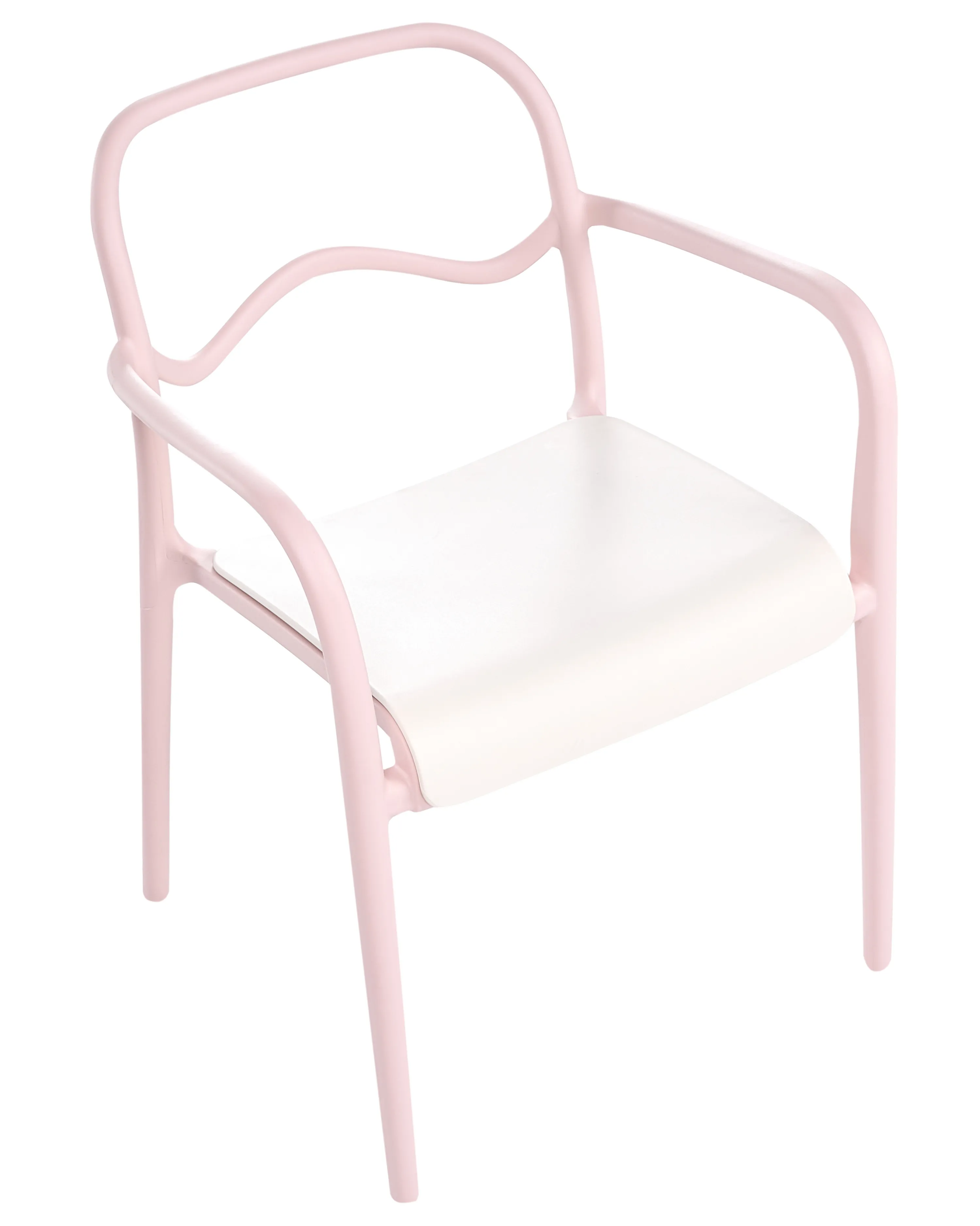 Set van 2 tuinstoelen THASOS Synthetisch materiaal Pastelroze