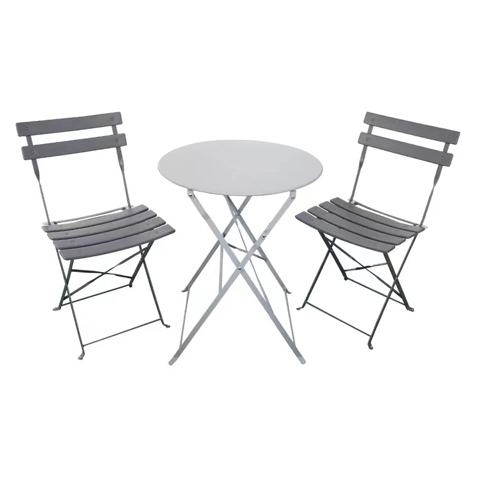 HTI-Living Bistroset 3-teilig Cavo Grau