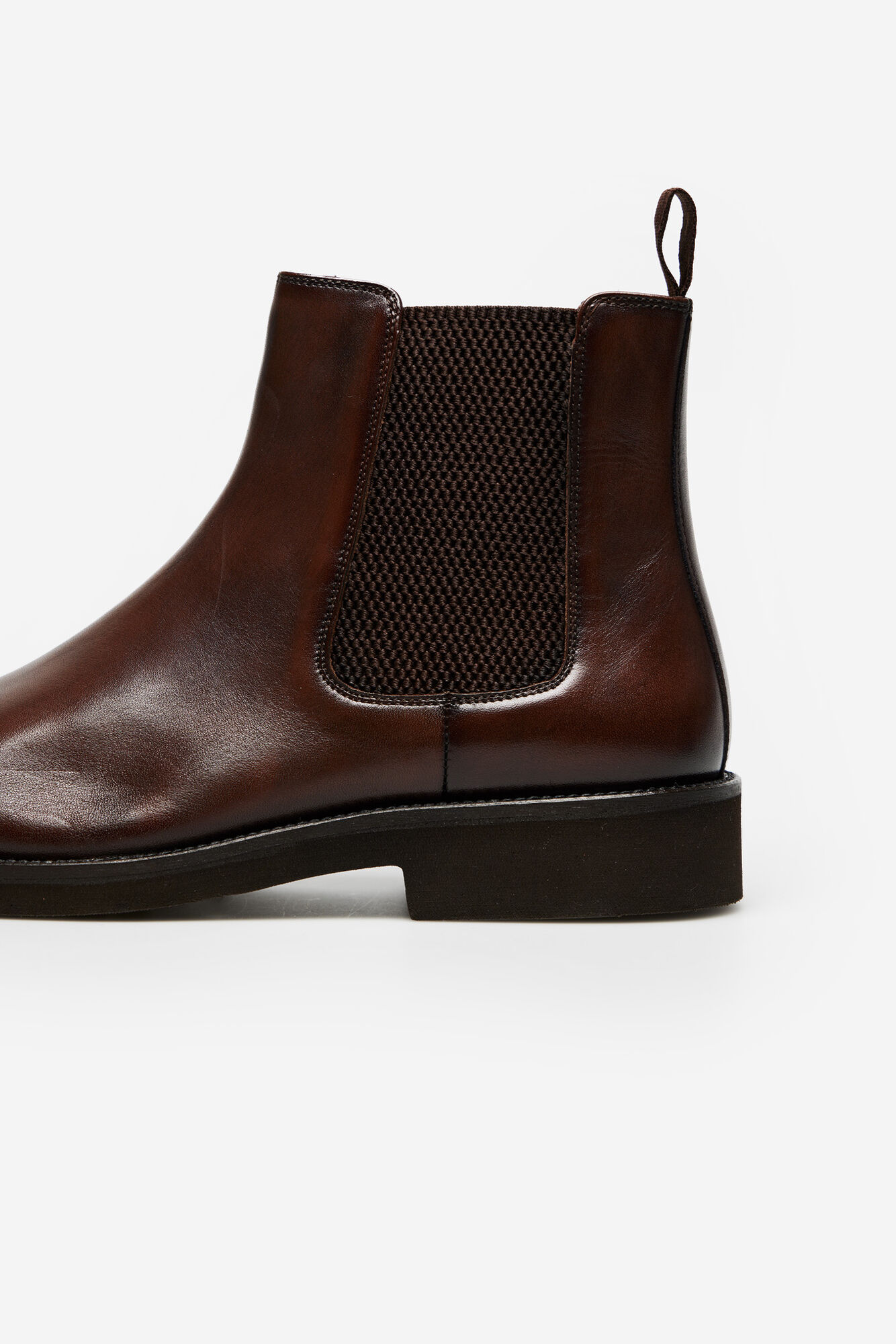 Bota Chelsea de couro