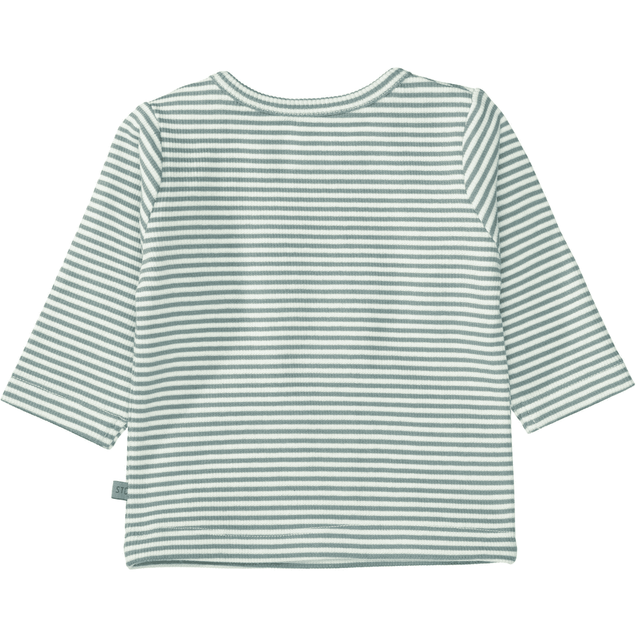 STACCATO Shirt pale green gestreift