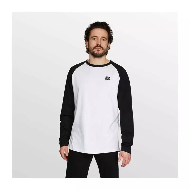 Tee shirt MYSTIC Lowe LS Tee Black / White