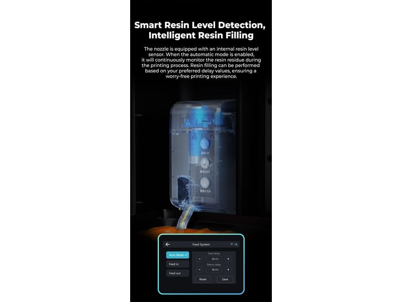 Creality Resinpumpe für Halot Mage Pro und S Smarte Resin-Pumpe für Halot Mage S und Pro 3D-Drucker