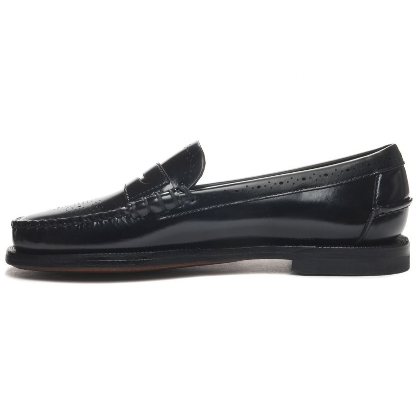 CLASSIC DAN PERF FEMME Black MOCASSIN-Mocassin pour femme en cuir