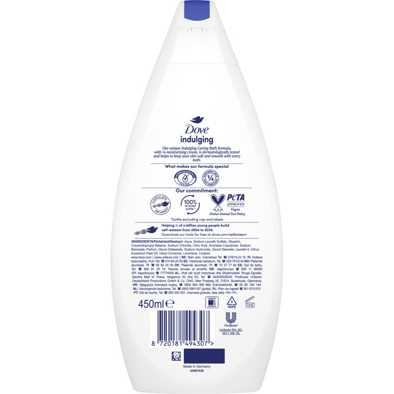 Dove Indulging cream bath