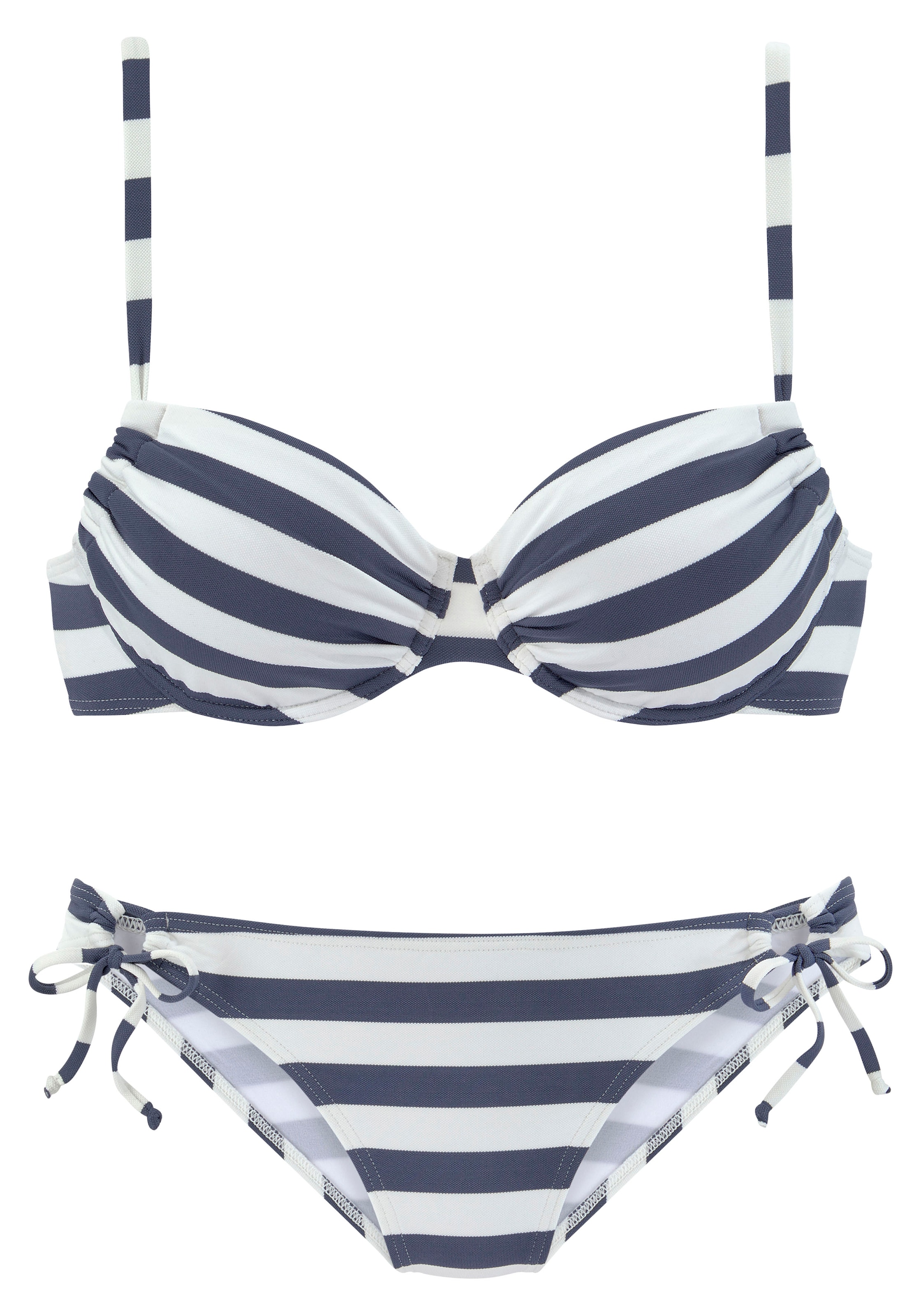 Venice Beach Bügel-Bikini , mit gewebten Streifen