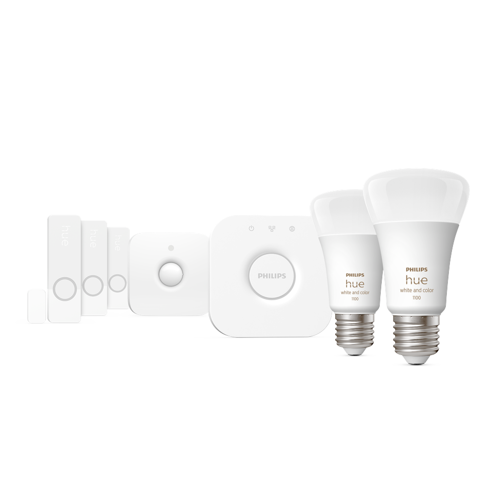 Philips Hue - SecureStartup Sensor WCA E27 Set Bundle
