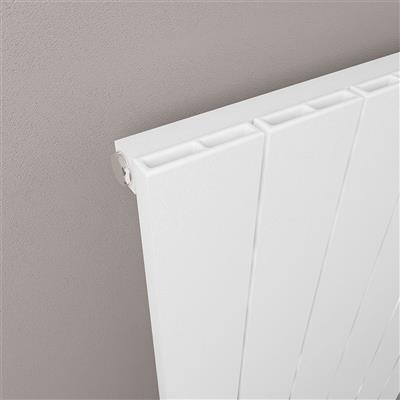 Eastbrook Rosano verticale aluminium radiator 28x60cm mat wit 316 Watt