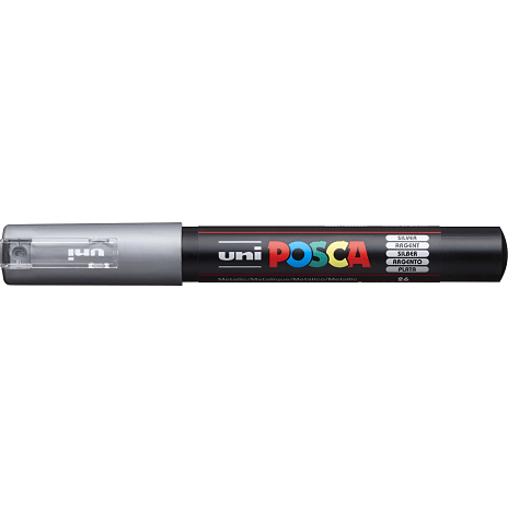 Posca PC1MC vandbaseret tusch - sølv