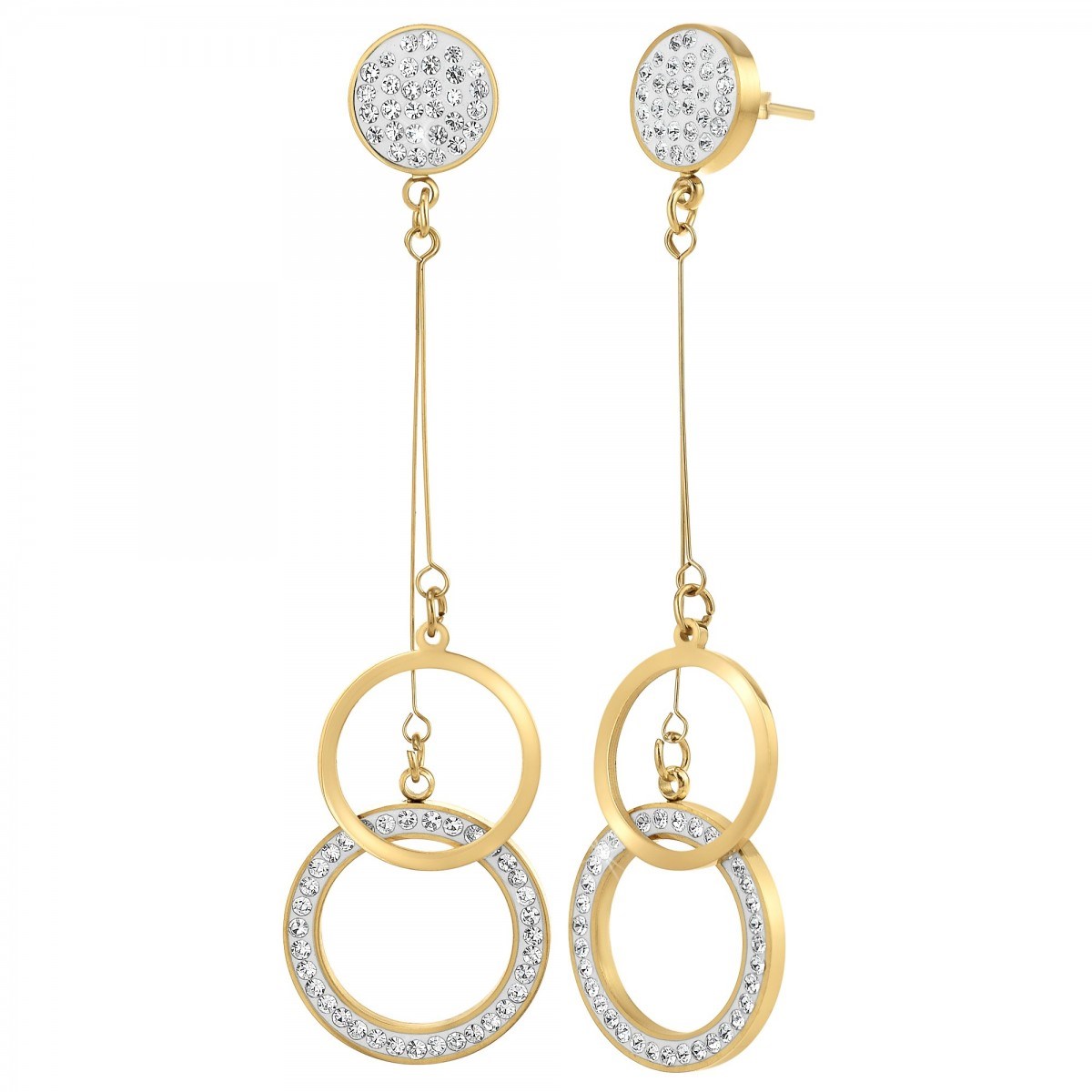 Boucles d'oreilles SC Bohème ornées de Cristaux scintillants
