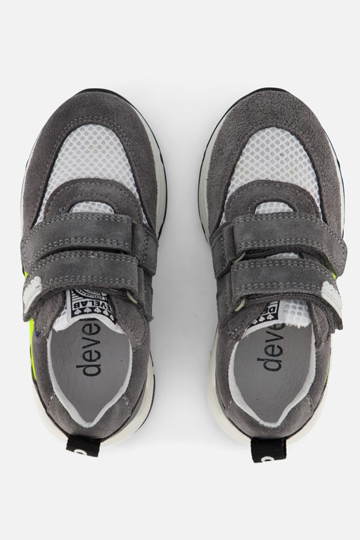 Develab Sneakers grijs Leer