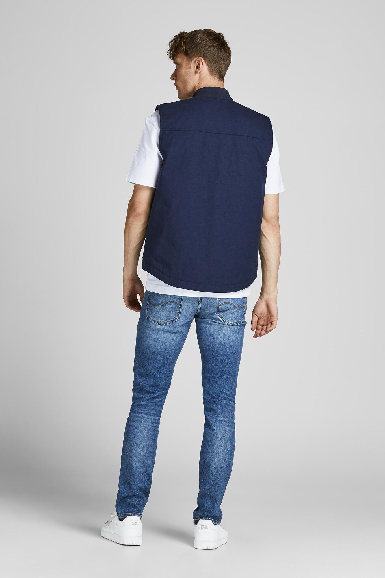Calça jeans skinny - azul médio