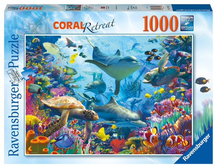 Ravensburger - Puslespil - Coral Reef Retreat 1000 brikker