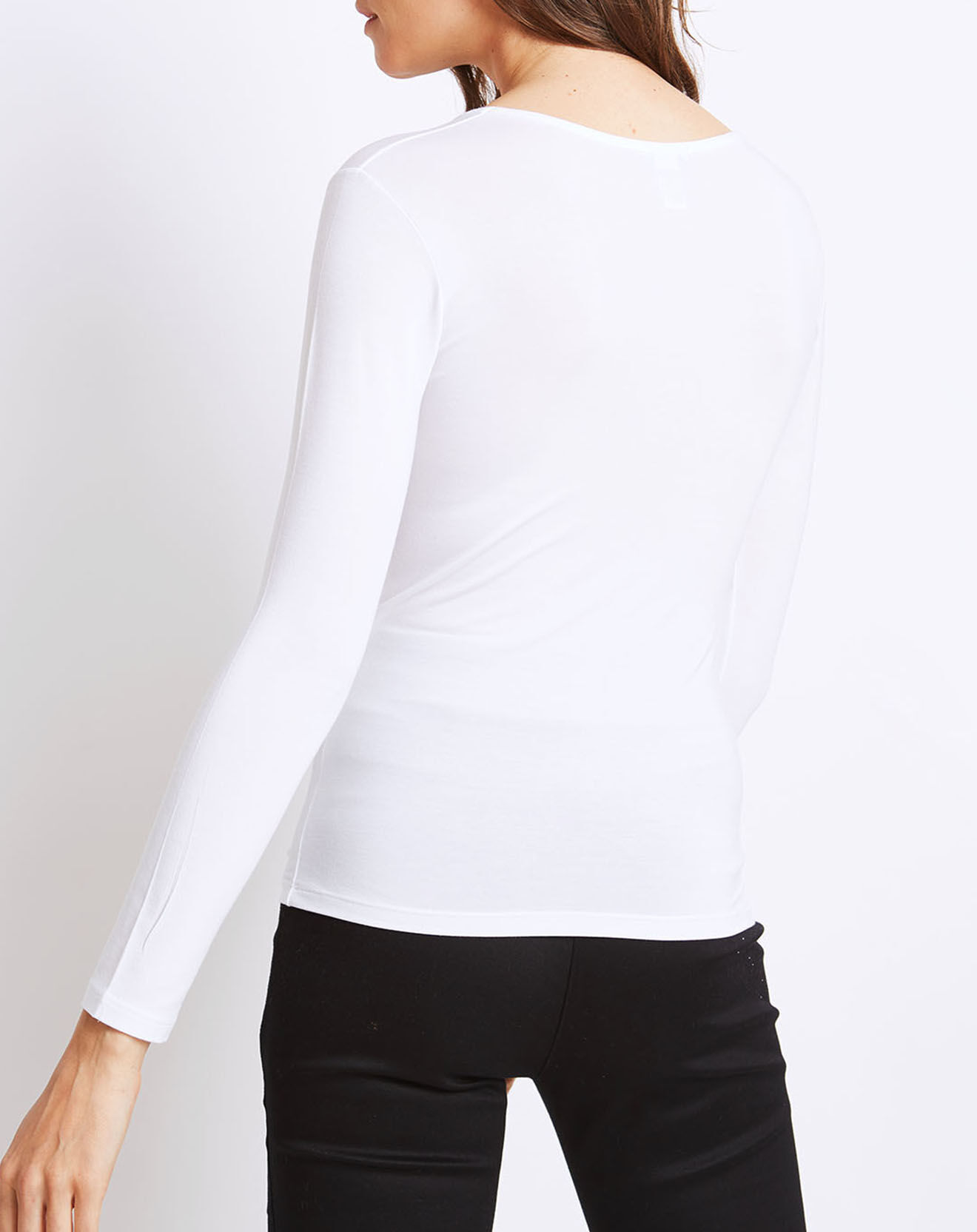 Mare Top Marion en Micromodal blanc