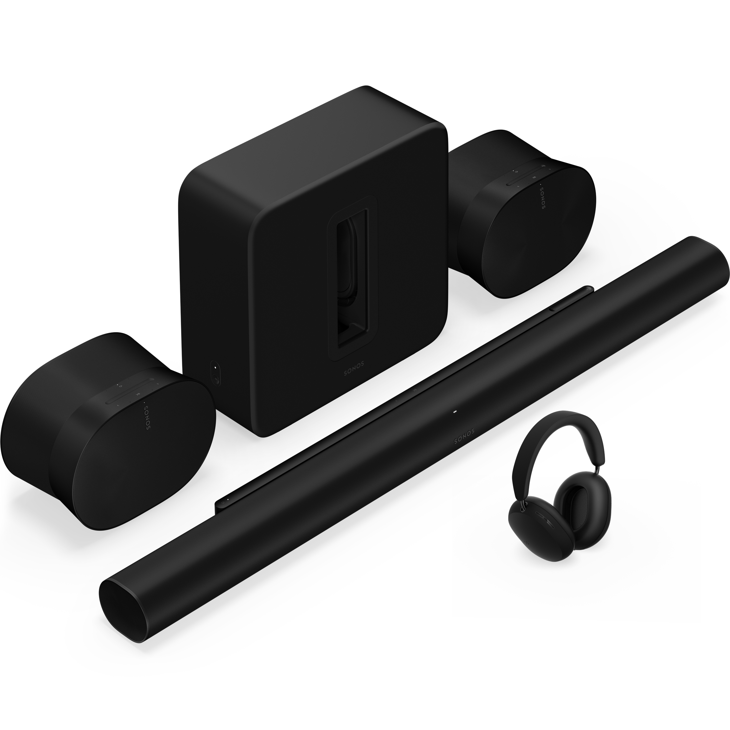 Premium Entertainment Set mit Arc Ultra Sonos Ace, Arc Ultra, Sub 4 und 2 Era 300