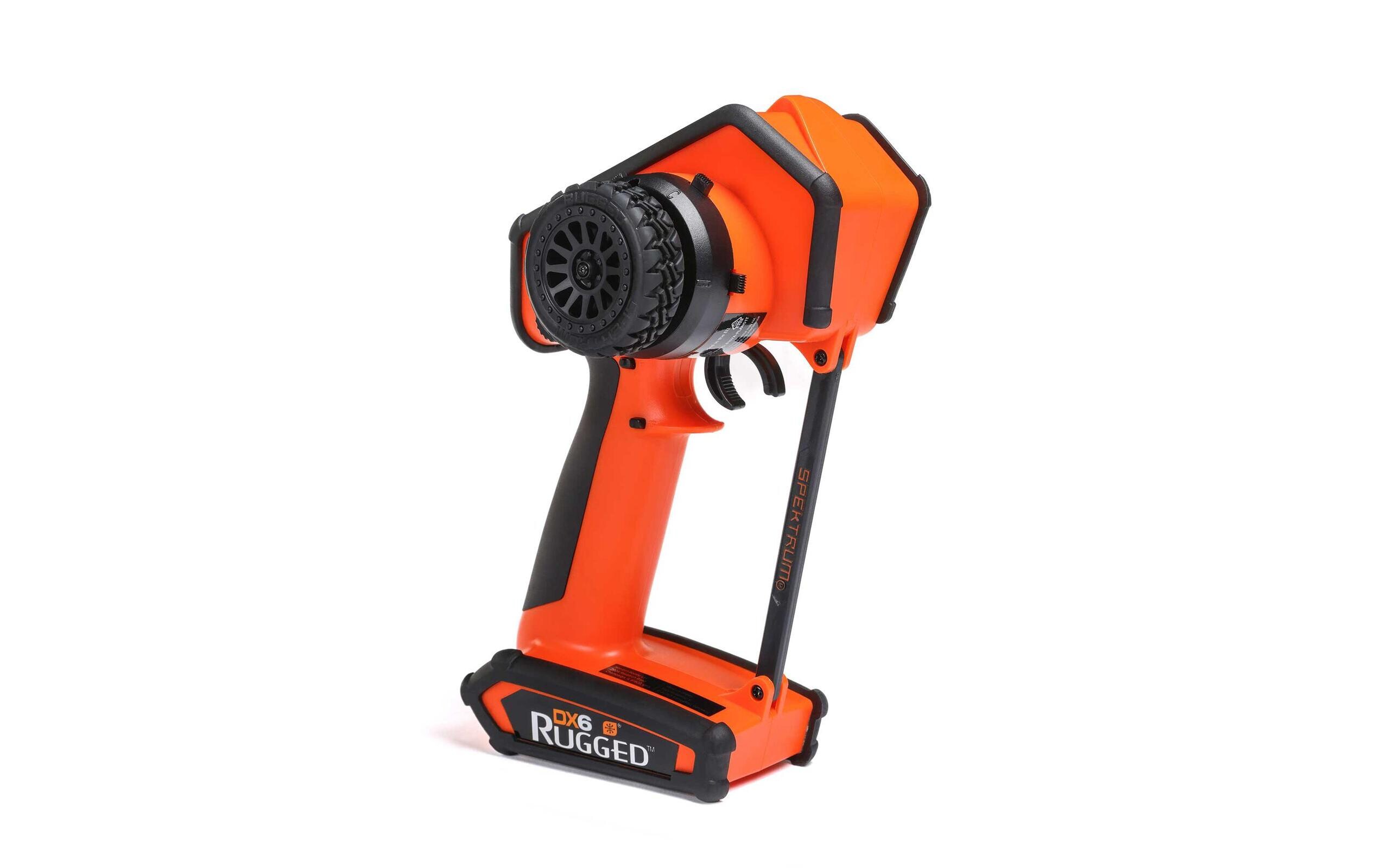 Fernsteuerung DX6 Rugged DSMR Orange, nur Sender<br>Robuster 6-Kanal Sender für RC Fahrzeuge