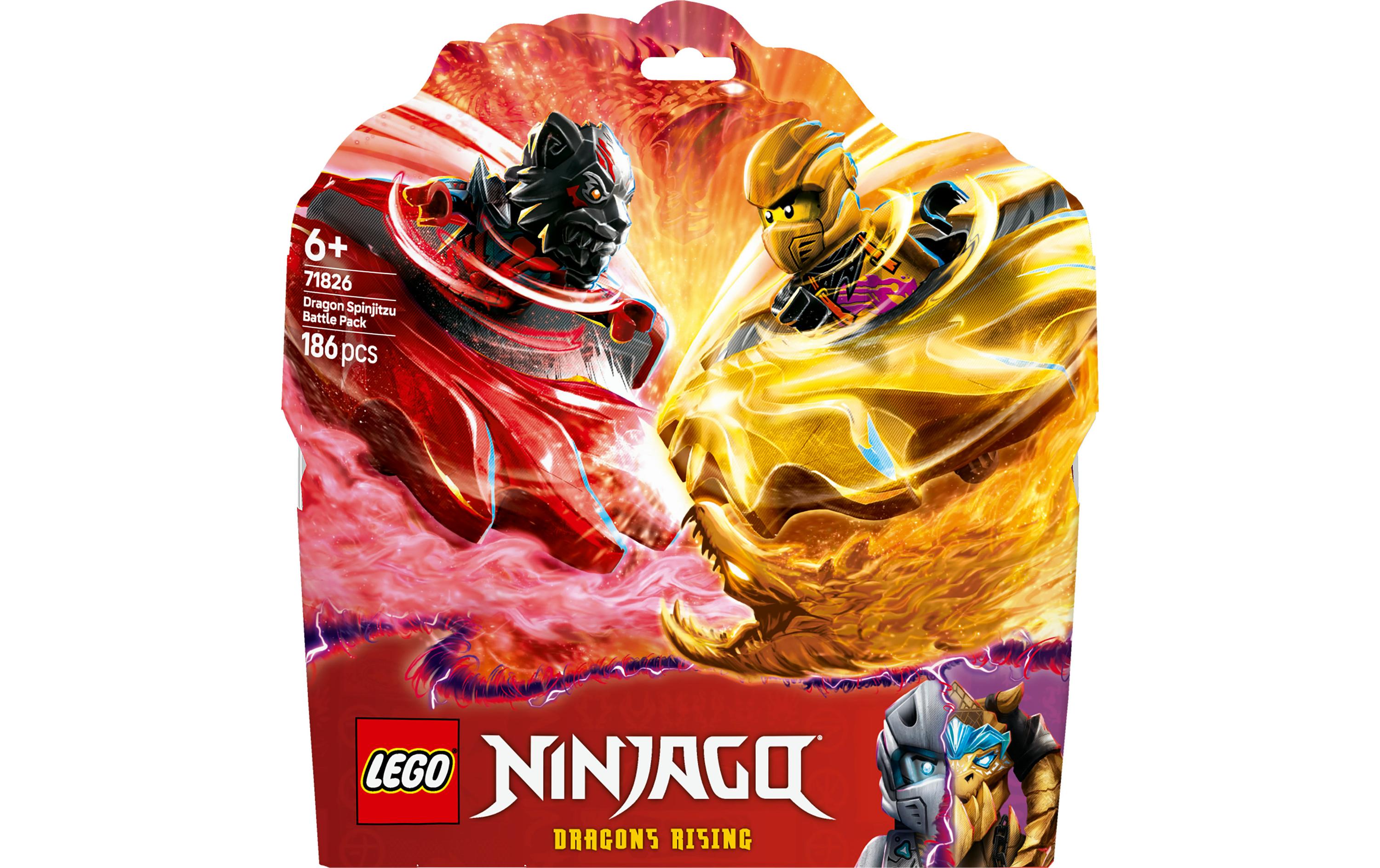 Ninjago Drachen-Spinjitzu Battle Pack 71826Spielset mit 2 Spinnern und 2 Minifiguren