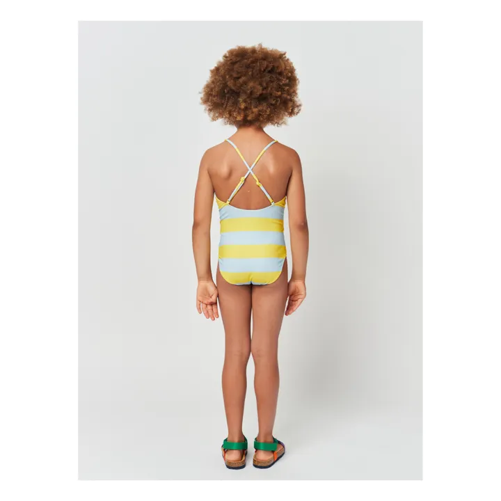 Bobo Choses Maillot de Bain 1 Pièce Rayé | Jaune