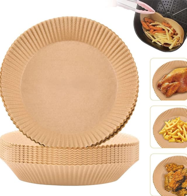 Air Fryer engangspapir til friture 30 stk Brun