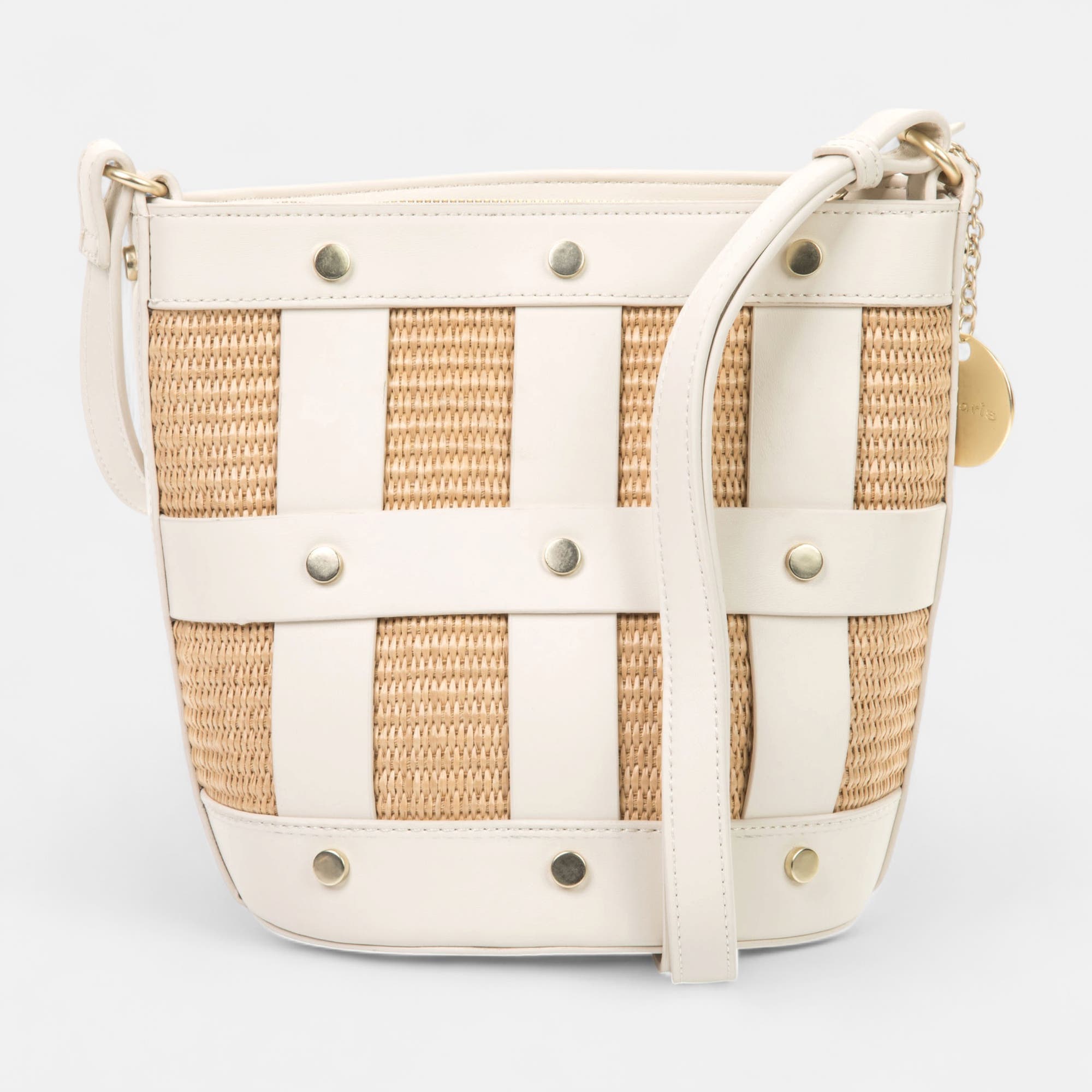 Sac bandoulière beige