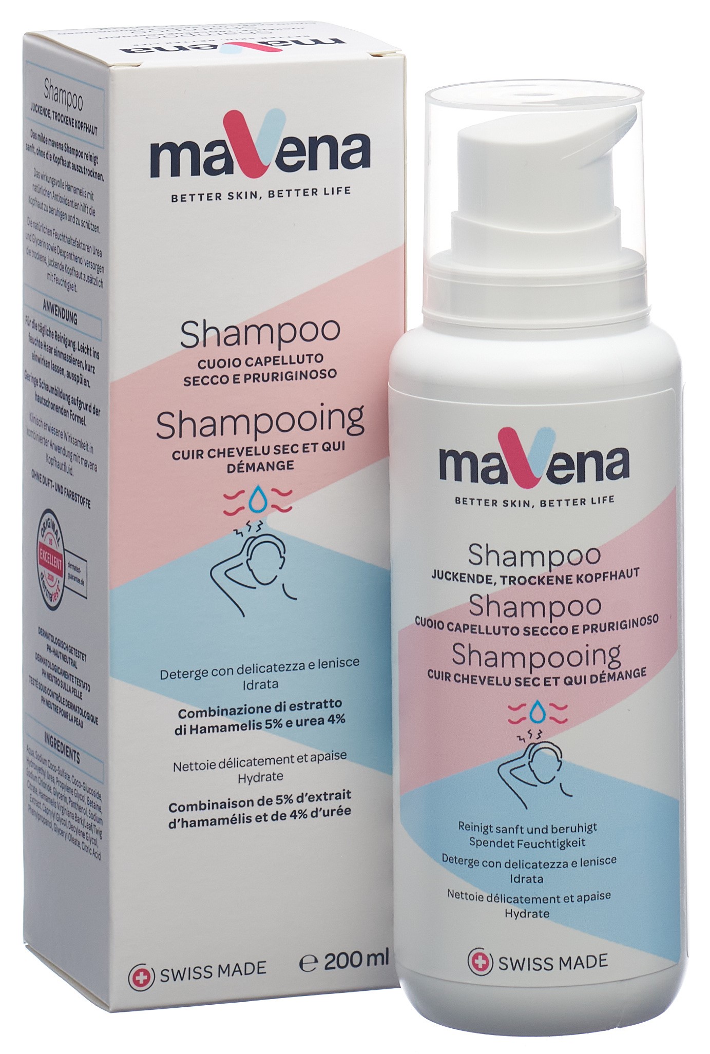 MAVENA Shampoo Disp 200 ml