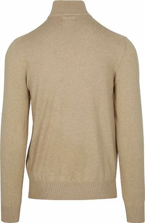 Steppin' Out Half-Zip Trui Cotton Cashmere Sand PU-HZ-COCASH-STEPP-SAND kopen