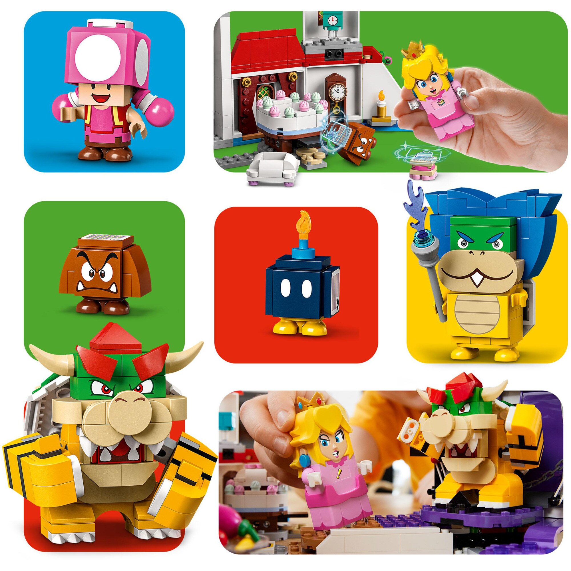 LEGO Konstruktionsspielzeug Super Mario Princess Peach Palast – Erweiterungsset