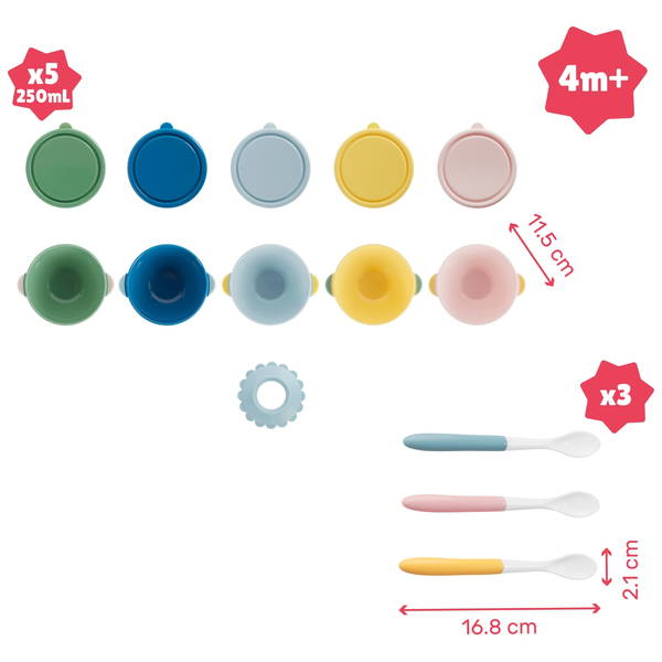 badabullebadabulle   Fun Schalen und Löffelset