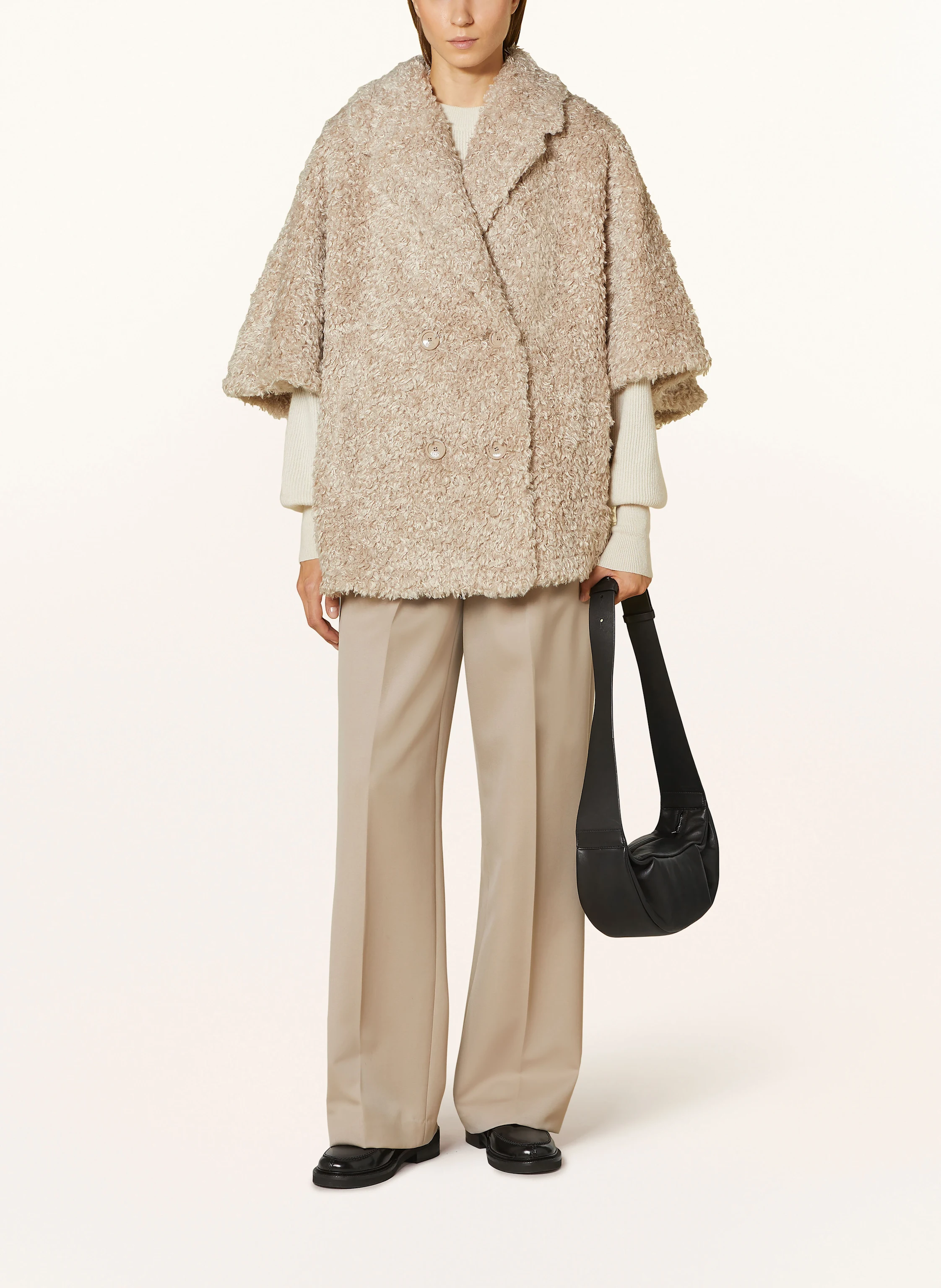 HERNO Kunstfelljacke MANTELLA mit 3/4-Arm