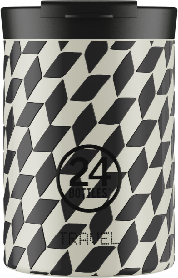 24Bottles Termokrus - Travel Tumbler - Groovy White - 350 ml Multi