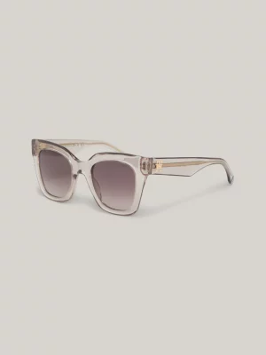Óculos de Sol Oversized com Monograma TH em Formato de Borboleta