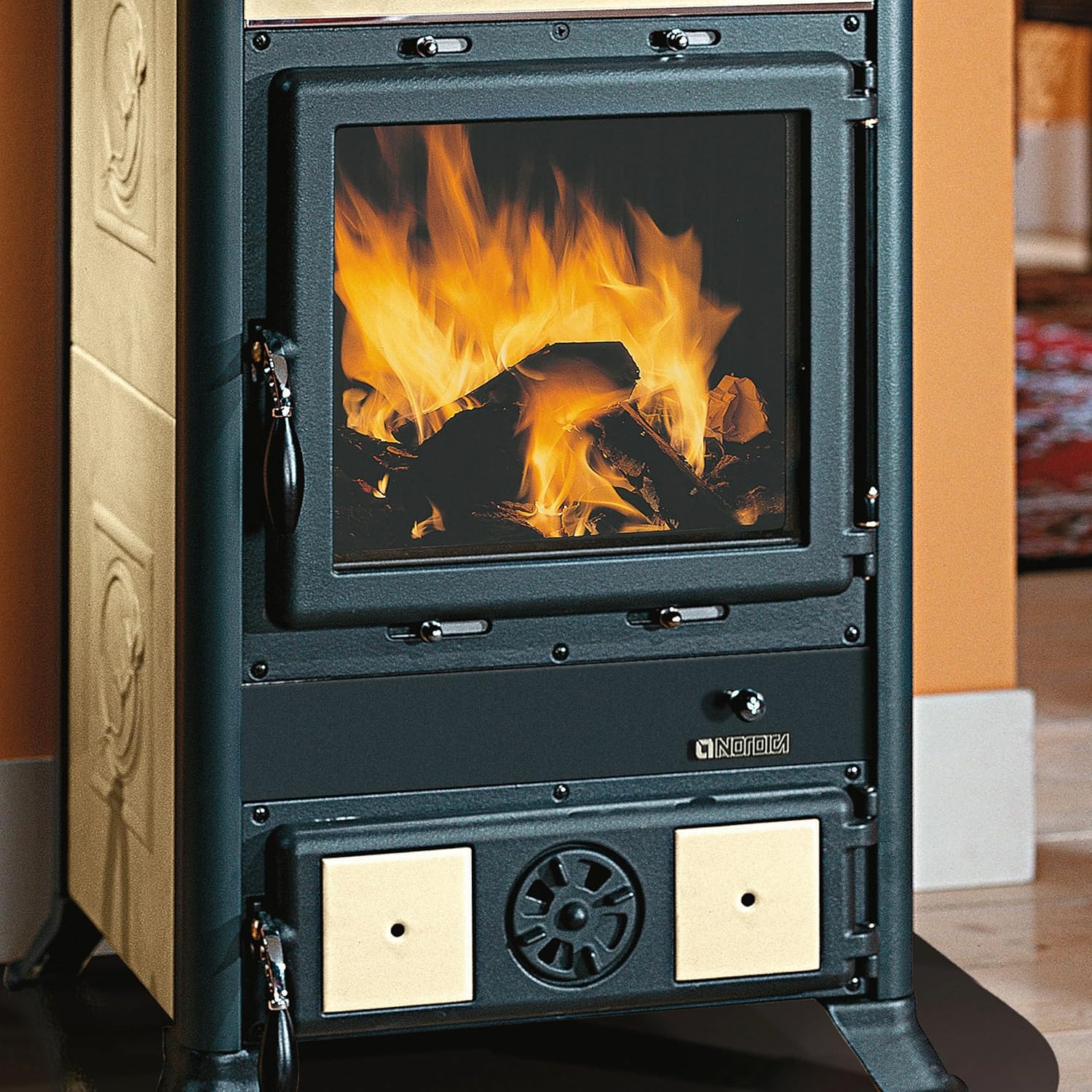 Kaminofen La Nordica Rossella R1 Liberty Pergament