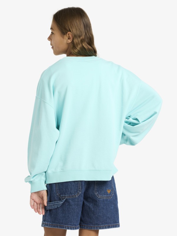 Lineup Terry Sweat oversize Bleu Fille 4-16