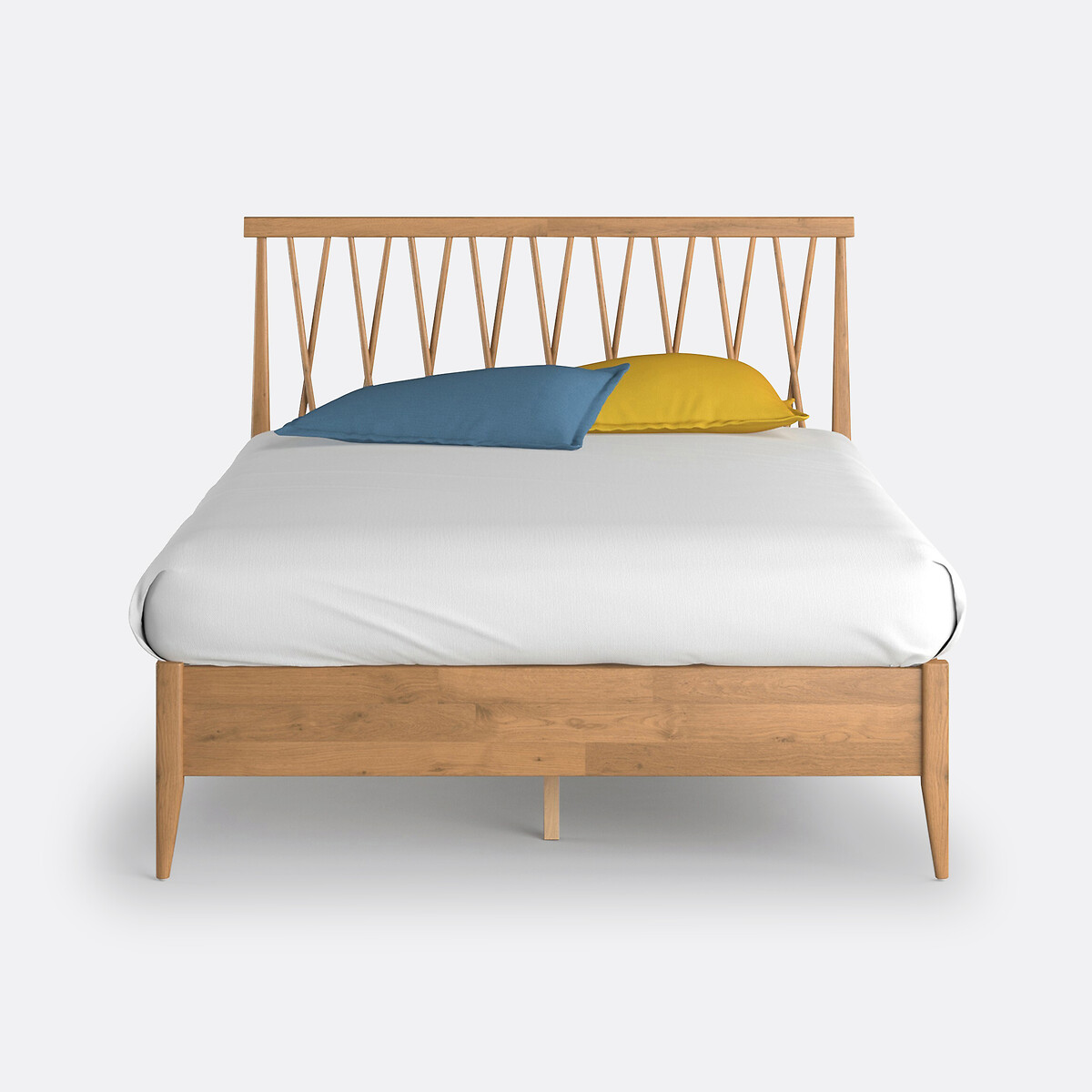 LA REDOUTE INTERIEURS<br>Cama Quilda + estrado de ripas