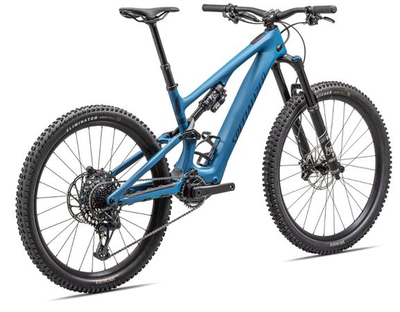 LEVO SL COMP CARBON GEN2 E-MTB Fully  satin mystic blue mystic blue metallic silver dust  S3