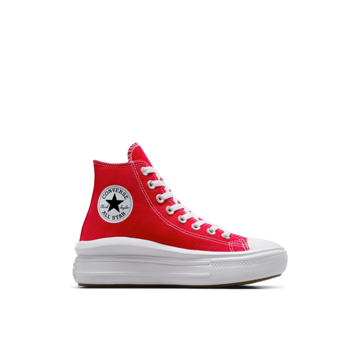 CONVERSE-Ctasmove-tg-Baskets montantes - Talon plat - Rouge