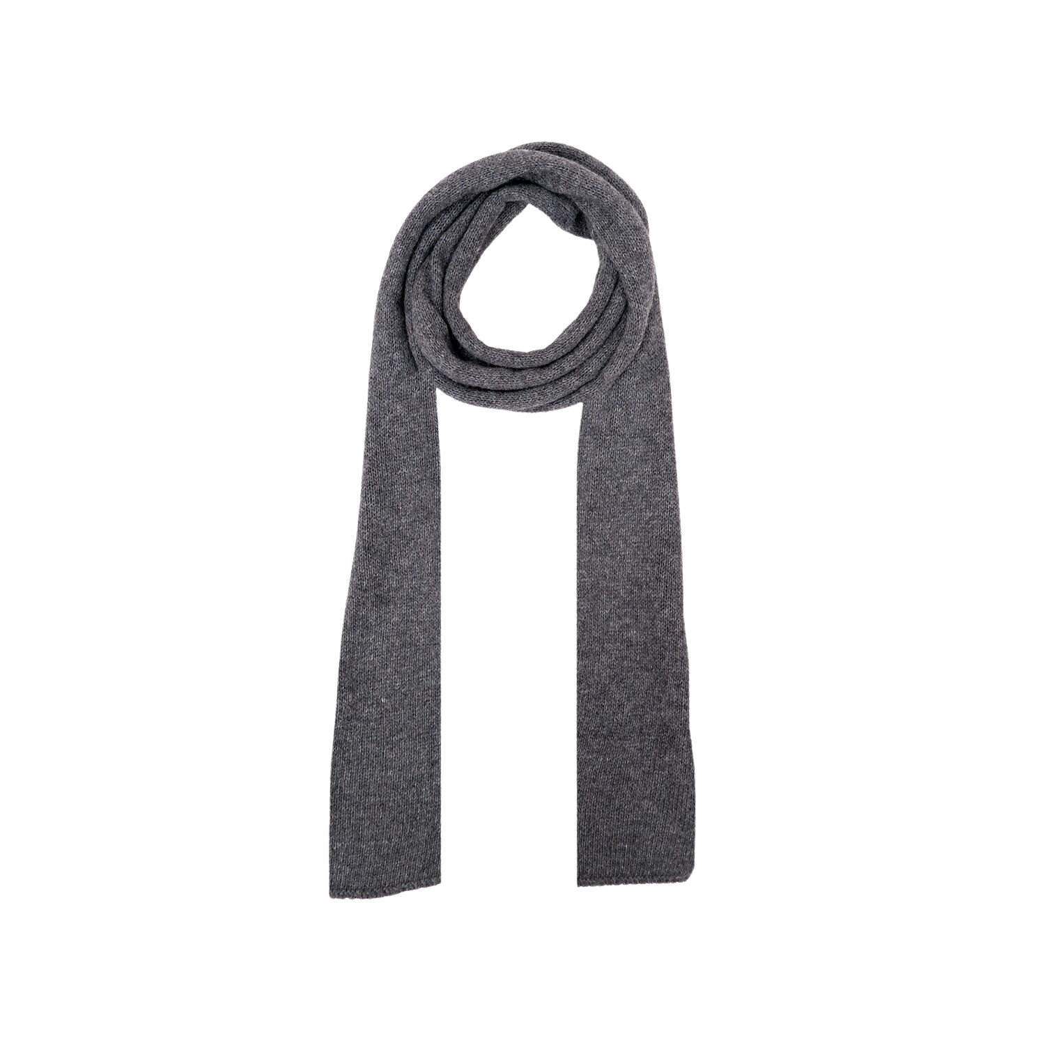 Black Colour  Slim Long tørklæde - Dark Grey