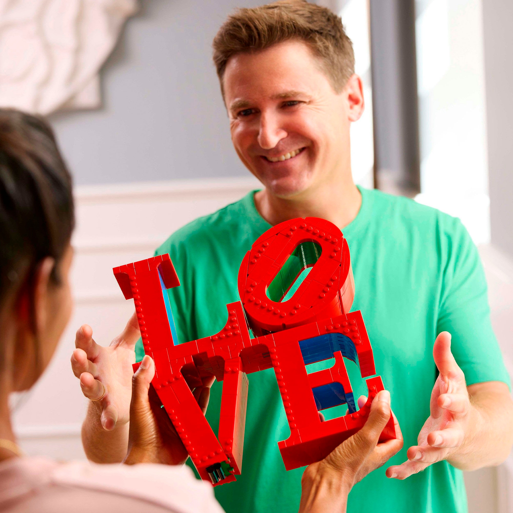 LEGO® Konstruktionsspielsteine »LOVE (31214), LEGO ART« Made in Europe